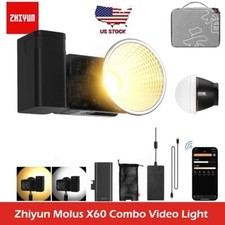 Zhiyun MOLUS X60 Combo 60W LED Video COB Light Bi-Color 2700K-6500K Pocket Light