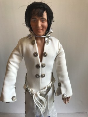 elvis porcelain doll