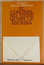 1974 Book Spanish Gabriel Garcia Marquez El Coronel No Tiene Quien Le Escriba
