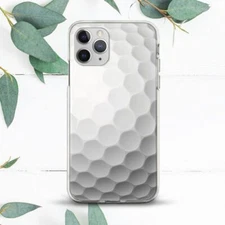 White Golf Ball Sport Golfer Gift Case For iPhone 8 X SE 11 12 13 14 15 Pro Max