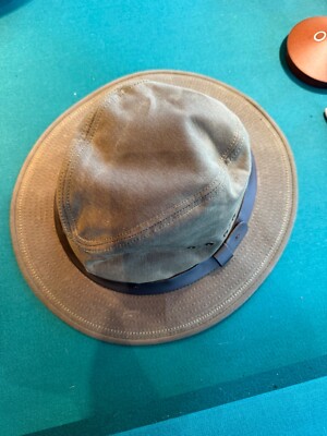 Filson Shelter Cloth Packer Hat | Med | Made in USA | Otter Green
