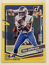 2023 Panini Donruss - Van Jefferson #171 Press Proof Yellow
