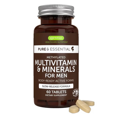 Igennus Methylated Men's Multivitamin, MTHFR Supplement with Active B-Vitamins