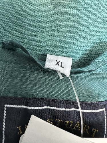 NUEVO CON ETIQUETAS—Brevientos Acolchado Jan Stuart Vintage Para Mujer Seda Verde Talla XL - Imagen 5 de 5