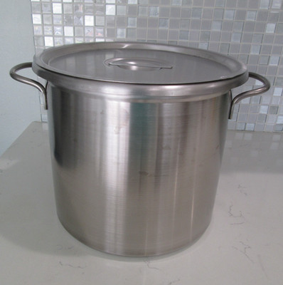 Vtg Vollrath Stainless Steel #77580 Stock Pot w/Lid -Commercial Grade 12 Qt