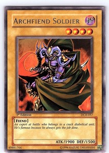Archfiend Soldier DCR-057 1st Edition Dark Crisis