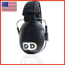 DECIBEL DEFENSE Ear Protection, 37 dB NRR Ear Muffs BLACK B01BEENYCQ