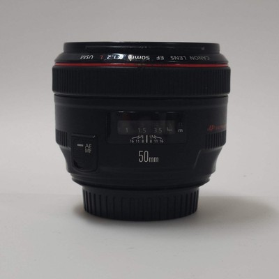 Canon EF Lens 50mm f/1.2 L USM Auto & Manual Lens