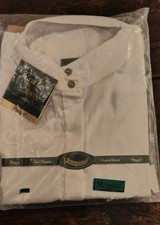 RHINEGOLD EQUESTRIAN - Camisa Stock Blanca Damas XL. (mostración/vestimiento/caza).