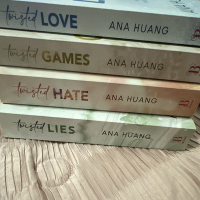 Ana Huang Twisted Series Complete 4 Book Paperback Set: Love Games Hate Lies