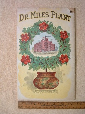 1902 Dr. Miles Medicine Almanac Hand Book Elkhart Indiana Medical Cure & Tonic