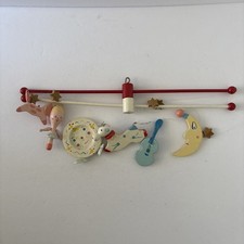 Vintage IRMI Mobile "Hey Diddle Diddle". Hand painted Needs Work Tangled