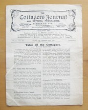 FULHAM v STOKE CITY 1921/1922 *Good Condition Football Programme*