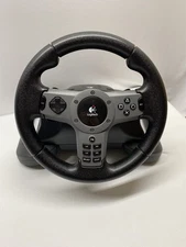 Logitech Driving Force Feedback Wireless Racing Wheel PS2/PS3/PC EX5D12