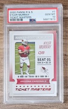 🏈 Kyler MURRAY *Ticket Masters* PSA 10 2020 Panini Rookies & Stars #7 POP 5 🔥