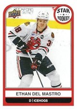 2023-24 Upper Deck AHL #124 Ethan Del Mastro Star Rookies
