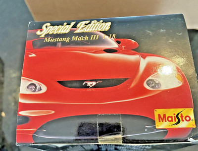 Maisto Special Edition Mustang Mach III 1:18 Diecast Model Car NIB
