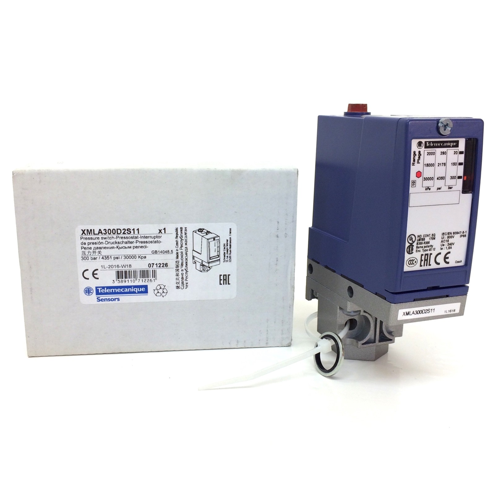 Pressure switch XMLA300D2S11 Telemecanique