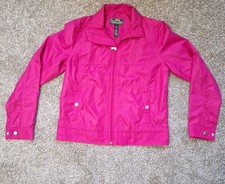LRL Lauren Active Ralph Lauren Womens S Pink Jacket Windbreaker Collared Golf