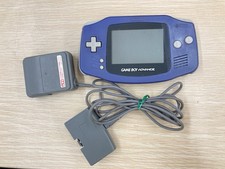 Nintendo Game Boy Advance Console Violet Ac Power Adapter Charger Agb-008 Tested