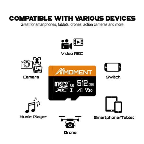 512GB Micro SDXC Card, A1, V30, UHS-I, U3, Class 10 MM13-M-A1,V30 512GB - 第 6/8 張圖片