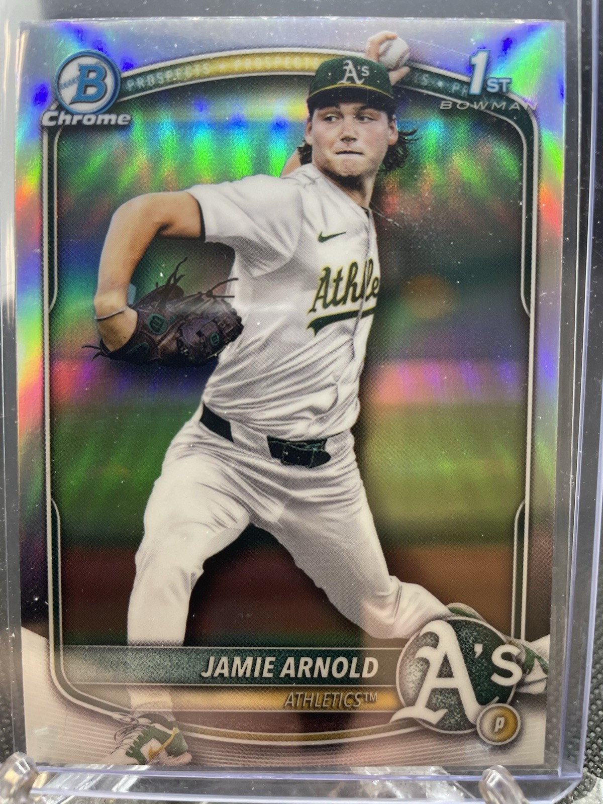 2025 Bowman Draft - Chrome Jamie Arnold #BDC-30 Refractor (RC)