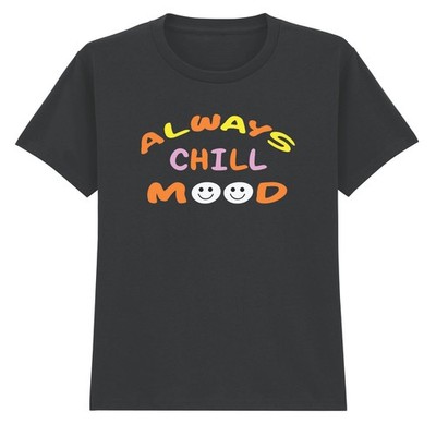 Always Chill Mood Kinder T-Shirt Grafik Tee süß Relaxed Style