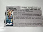 GI JOE ARAH Starduster Uncut File Card Mail Away 1987 Jet Pack Trooper 1985 *500