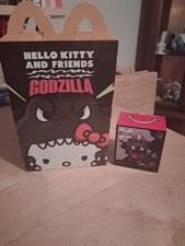 NEW 2026 McDonald's Hello Kitty x Godzilla 8 Chococat SpaceGodzilla Toy