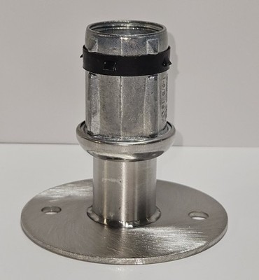 Component Hardware Group 1-5/8 Adjustable Foot 16GA SS Round Flange Heavy Duty 