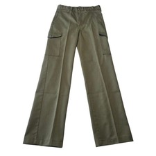 Vintage Boy Scouts of America BSA Uniform Pants Youth 14 Olive Green Cargo USA