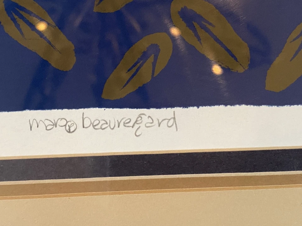 MARC BEAUREGARD, NOVA TEMPORADA, 9/50, LITOGRAFIA ASSINADA, EMOLDURADA E FOSCA - Imagem 3 de 4