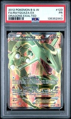 レックウザEX FA/RAYQUAZA EX sr bw PSA9 PSA9鑑定済〕レックウザEX【SR】{053/050}