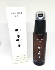 THE NUE CO ♡ The Pill Vitamin C + AHA + HA Acid Face Skin Serum 1.01 oz New