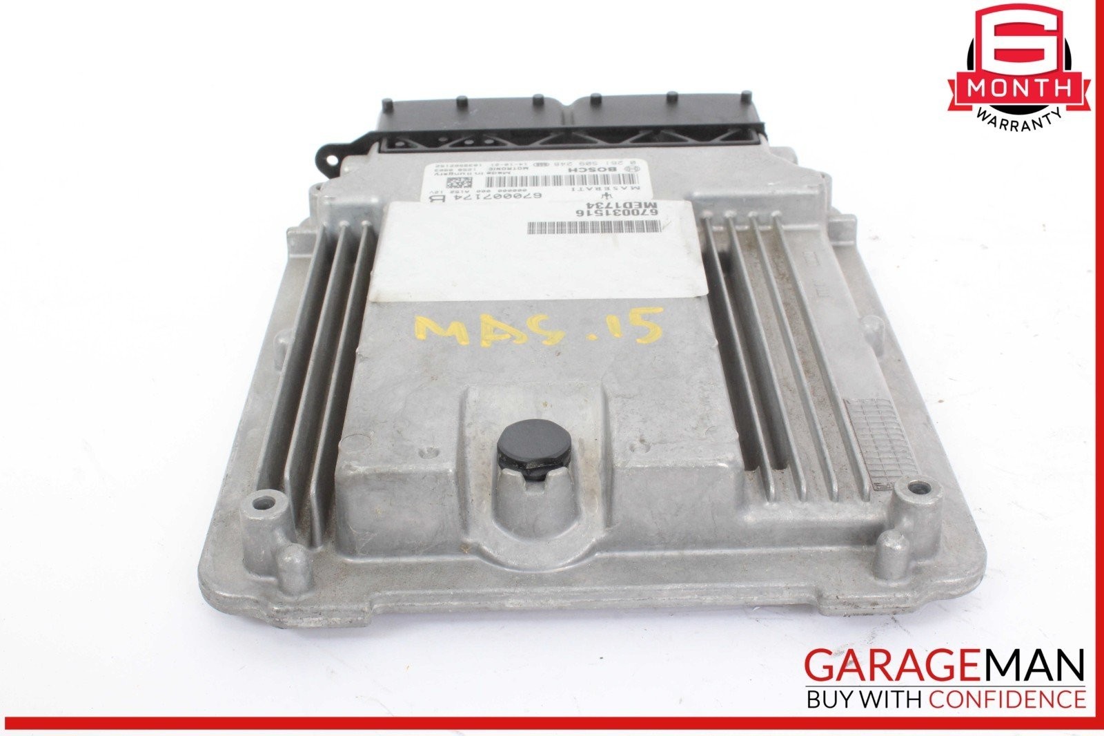 14-17 Maserati Quattroporte S ECU ECM Engine Computer Control Module Unit OEM