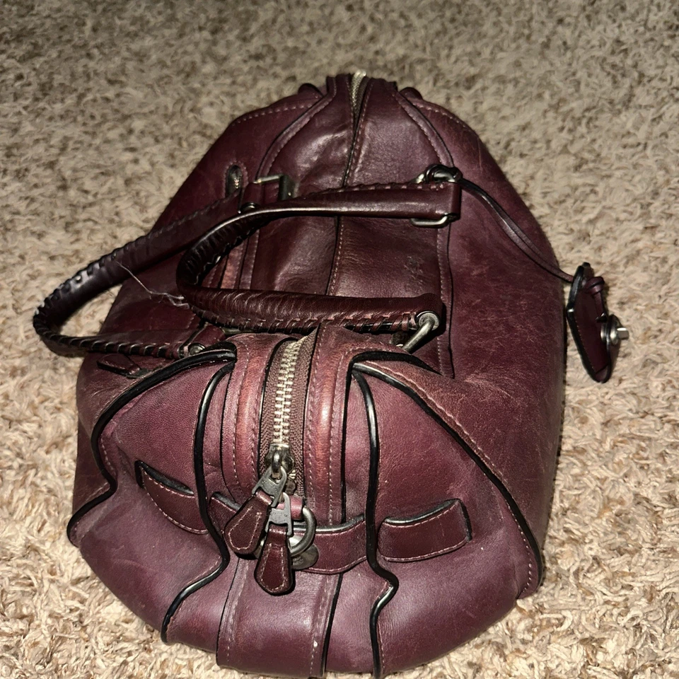 Coach Ace Satchel Burgundy Crossbody Shoulder Bag NWT |Slightly Used |Ships Fast - Image 4 of 4