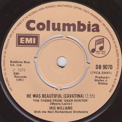 Iris Williams With Neil Richardson And His Orchestra - He Was Beautiful (Cavatin