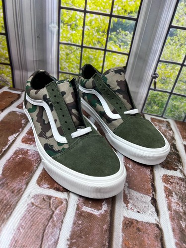 Vans Off The Wall Old Skool Camo Canvas Suede Skate 508731 8.5 men 10 women New - Picture 4 of 9