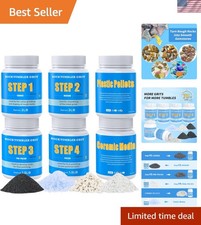 Rock Tumbler Grit and Polish Refill Kit - 10 Pounds, Ultimate Value Pack with...