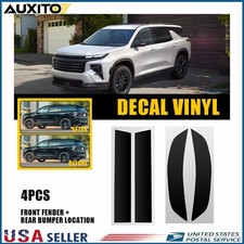 4PCS Precut Smoke Vinyl Decals For 24-25 Chevrolet Traverse Front Rear Reflector