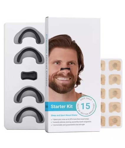 Starter Kit Nasali Magnetici, Dilatatore Cerotto Nasale Magnetico Antirussamento - Foto 2 di 5