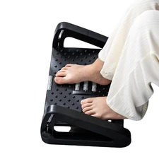 Ergonomic Under Desk footrest with Adjustable Height and Foot Massage Roller,...