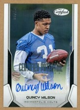 2017 Panini Certified Potential Signatures Quincy Wilson Rookie Auto #/99