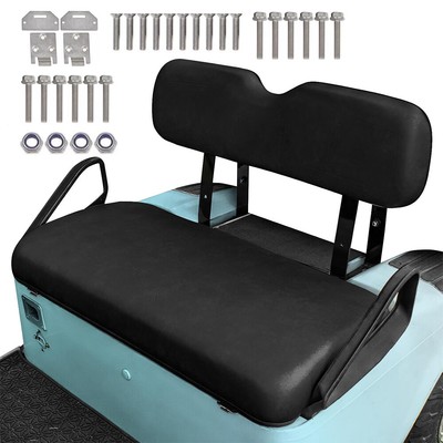 Front Seat Cushion Black For 1994-2013 EZGO Medalist TXT Golf Cart w/Hardware US