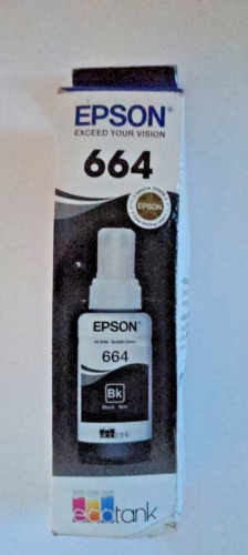 Epson 664 Standard Black Ink EcoTank NEW - Picture 1 of 5