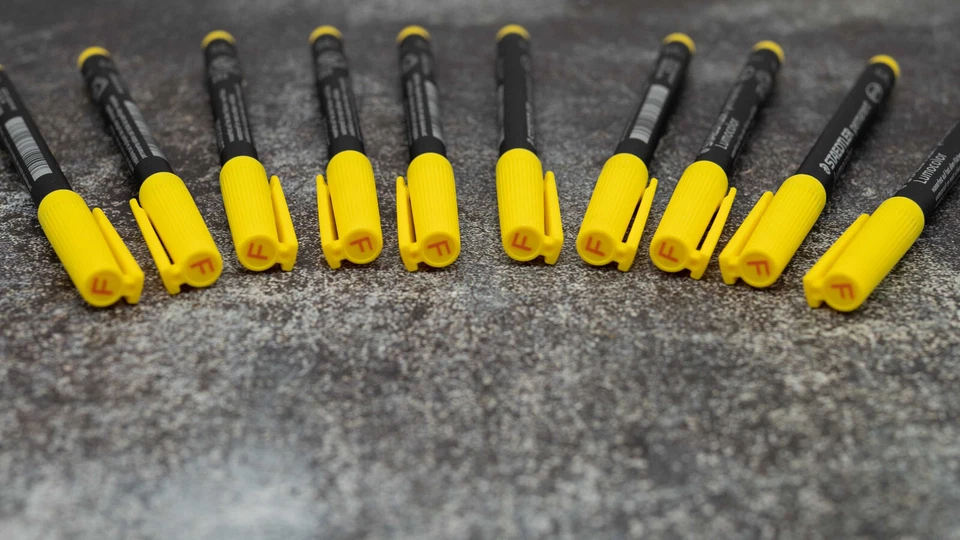 STAEDTLER permanent Universalstift Lumocolor gelb F- Spitze [B-Ware] - Bild 2 von 2