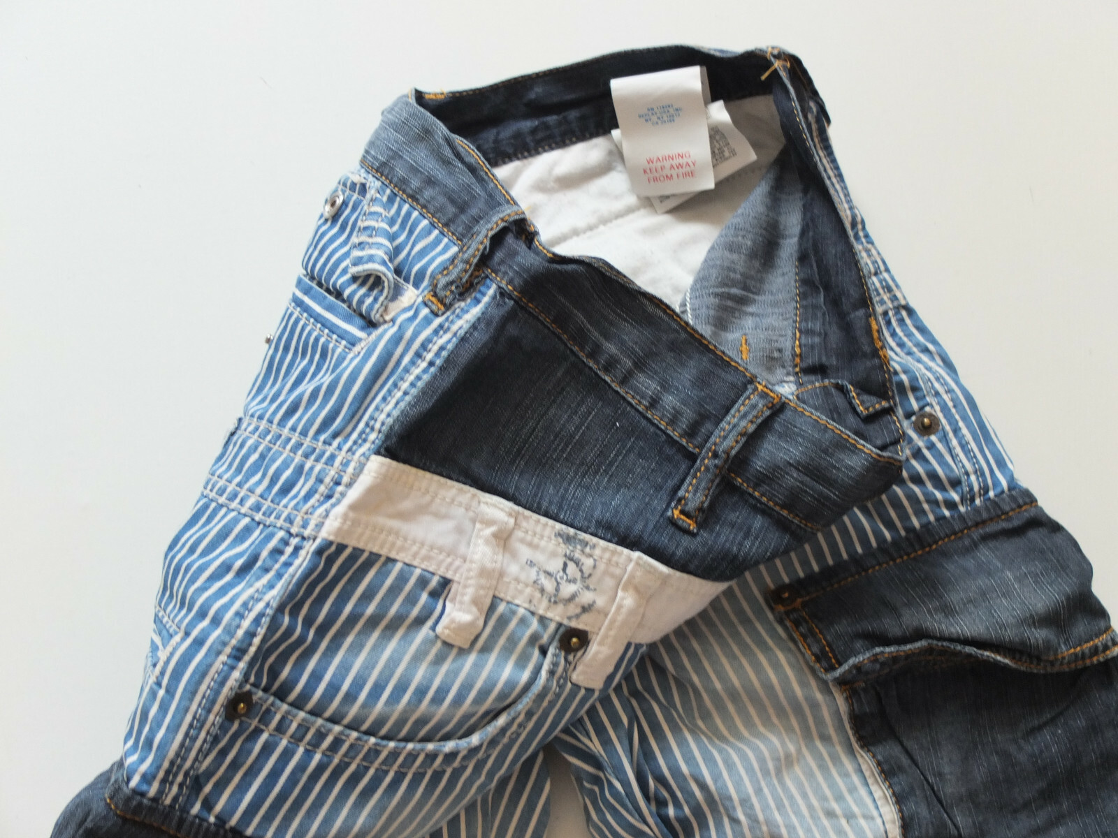 Replay & Sons Cool Cargo Bermuda Size 128 8 Years Top Blue image 4
