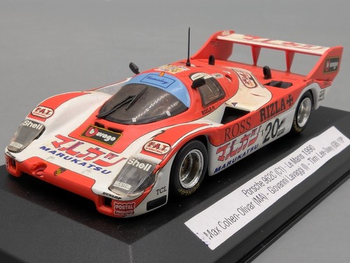 Maquetas de coches 1:43 Quartzo Porsche 962C C1 24H Le Mans 1990 #20 con vitrina - Imagen 2 de 11