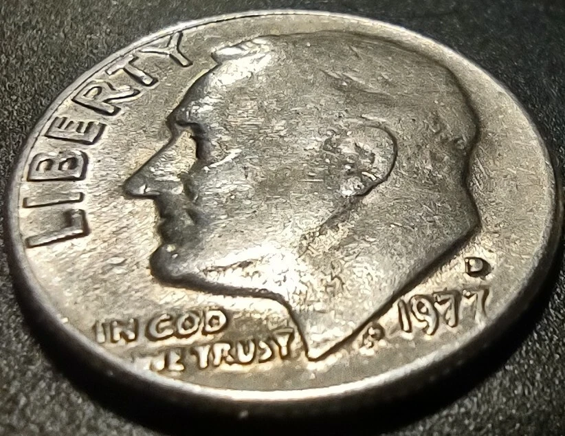 1977 D Roosevelt Dime Denver Mint Filled D Multi Errors DDO / DDR - Image 4 of 4