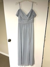 Alfred Sung Bridesmaid Dress Size 8 Color Mist